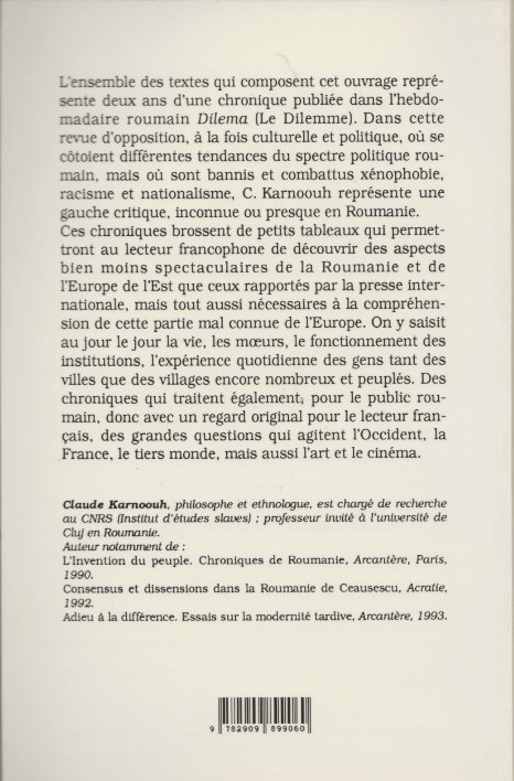 chronique orientale 4e couv