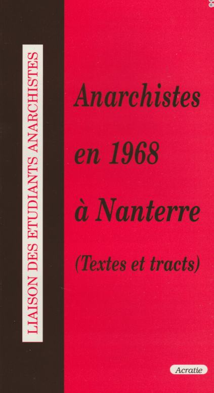Anarchistes en 1968 à&nbsp;Nanterre